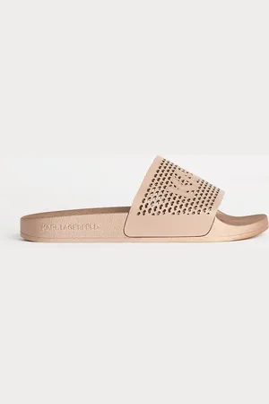 Karl Lagerfeld Klapki skórzane KONDO 2.0 damskie kolor KL80915