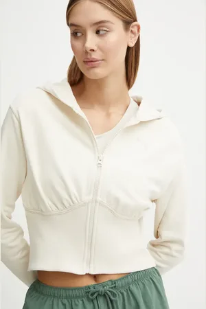 PUMA Bluza bawełniana damska kolor z kapturem gładka 627475