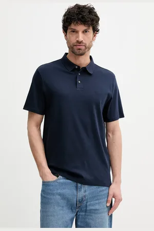 Calvin Klein Polo bawełniane męski kolor gładki LV04LB276G