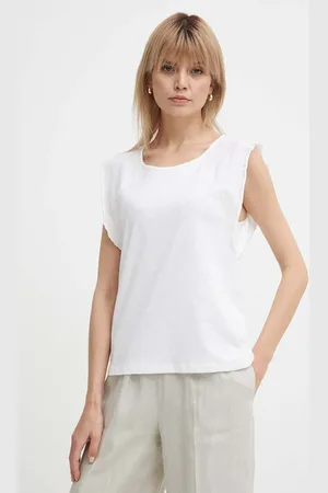 Pepe Jeans T-shirt lniany KAI kolor PL505842