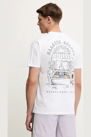 Ellesse T-shirt bawełniany Stradone męski kolor z nadrukiem SHZ21846