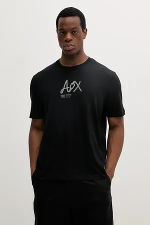 Armani Exchange T-shirt bawełniany męski kolor z nadrukiem XM000566 AF10334