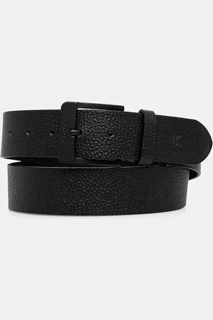 Calvin Klein Pasek skórzany męski kolor LV04G7021G