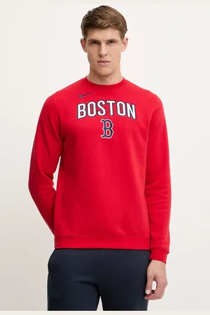 Nike Bluza Boston Red Sox męska kolor z aplikacją NKPU-163N-BQ-LYA