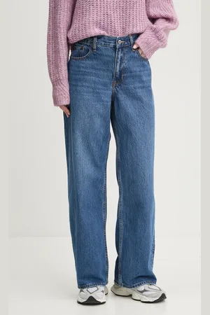 Abercrombie & Fitch Jeansy damskie high waist KI155-4378