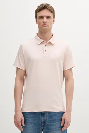 Calvin Klein Polo bawełniane męski kolor gładki LV04LB276G