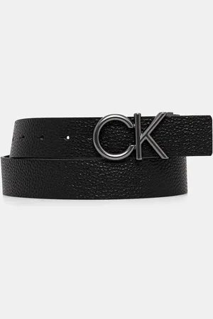 Calvin Klein Pasek skórzany dwustronny męski kolor LV04D7035G