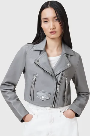 AllSaints Kurtka skórzana ELORA kolor przejściowa W069LC