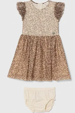 Guess Sukienka dziecięca kolor mini rozkloszowana