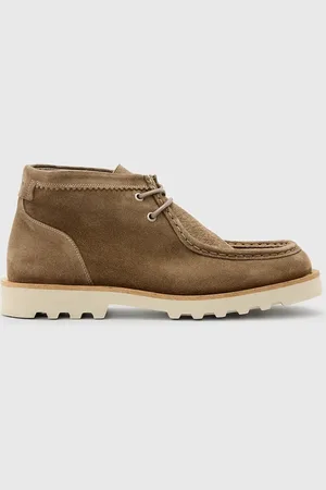 AllSaints Buty zamszowe Skiff Suede Boot męskie kolor szary M015FC
