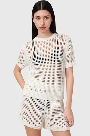 AllSaints Bluzka PALOMA damska kolor gładka W045KC