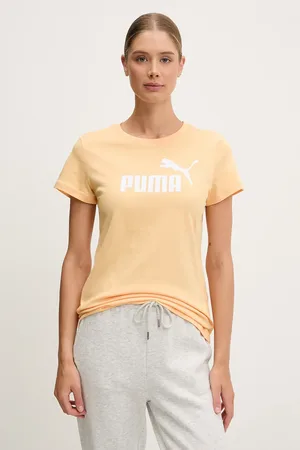 PUMA T-shirt bawełniany damski kolor 682371