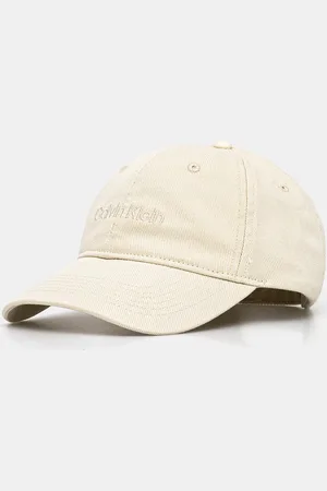 Calvin Klein Czapka z daszkiem bawełniana kolor z aplikacją LV04K5065G