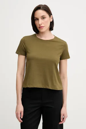 Sisley T-shirt bawełniany damski kolor 3I1XL107A