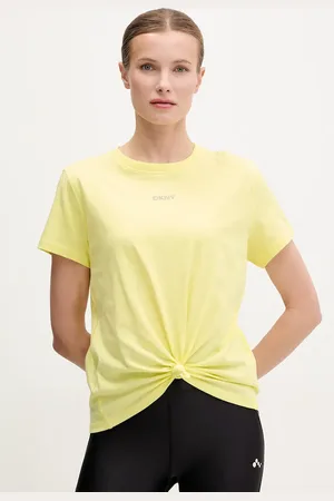 DKNY T-shirt bawełniany damski kolor DP5T9994
