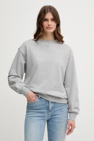 Calvin Klein Bluza bawełniana damska kolor gładka LV047B238G