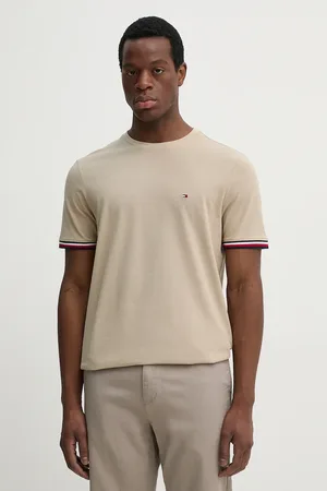 Tommy Hilfiger T-shirt bawełniany męski kolor gładki MW0MW38630