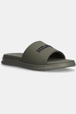Tommy Hilfiger Klapki DUAL DENSITY HILFIGER POOL SLIDE męskie kolor FM0FM05430