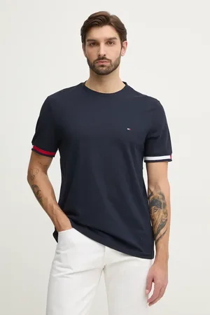 Tommy Hilfiger T-shirt bawełniany męski kolor z aplikacją MW0MW38078