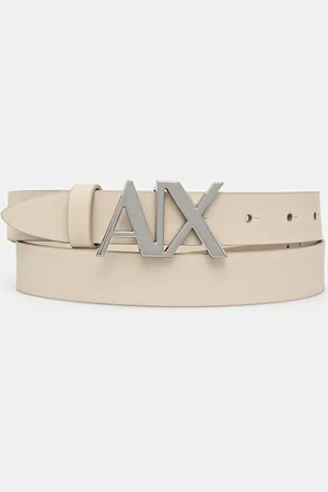 Armani Exchange Pasek skórzany damski kolor