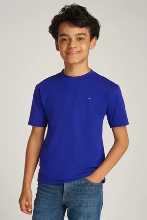 Tommy Hilfiger T-shirt bawełniany dziecięcy kolor gładki KB0KB09601