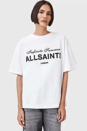 AllSaints T-shirt bawełniany AVRI damski kolor W095JC