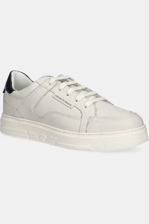 Emporio Armani Sneakersy skórzane męskie kolor X4X568 XN162 U065
