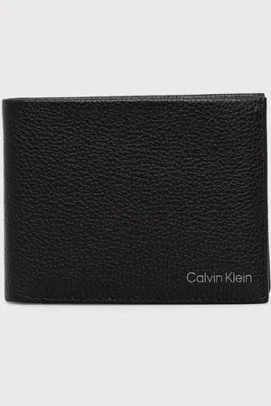 Calvin Klein Portfel skórzany męski kolor
