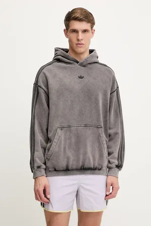 adidas Bluza bawełniana Essential męska kolor z kapturem gładka JD0245