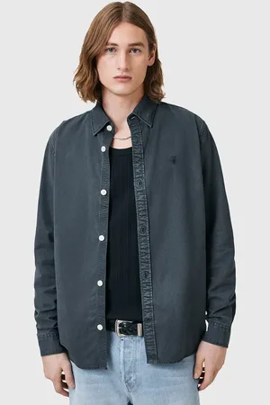 AllSaints Koszula BODHI męska kolor relaxed z kołnierzykiem klasycznym M090SC