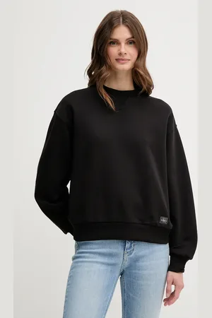 Calvin Klein Bluza bawełniana damska kolor gładka LV047B238G