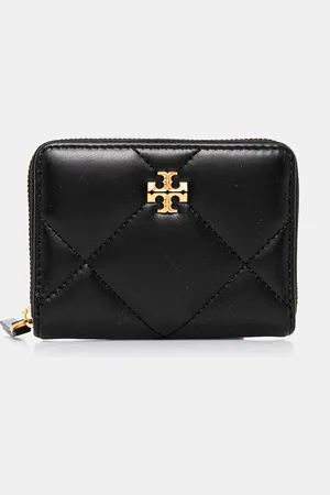 Tory Burch Portfel skórzany Kira Diamond Quilt damski kolor 159791-001