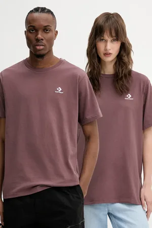 Converse T-shirt bawełniany gładki 10023876-A57