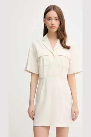 Calvin Klein Sukienka kolor mini prosta J20J225297