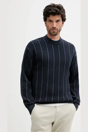 HUGO BOSS Sweter bawełniany męski kolor 50543690
