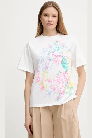 Twin-Set T-shirt bawełniany damski kolor 251AQ2054