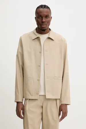 A.P.C. Koszula veste rodney męska kolor relaxed z kołnierzykiem klasycznym COHFU.H32009