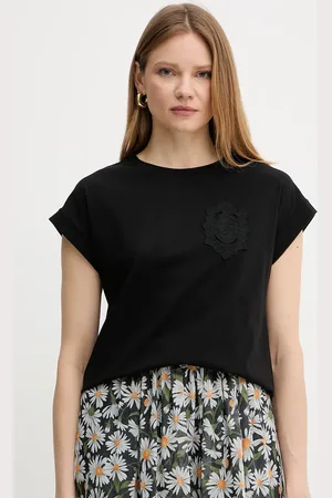 Twin-Set T-shirt bawełniany damski kolor 251TT2044