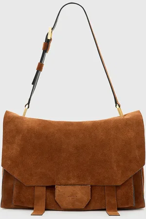 AllSaints Torebka nubukowa URSA kolor W321XC