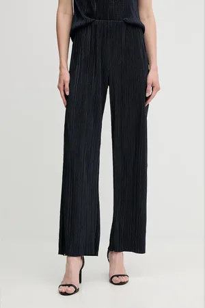 Calvin Klein Spodnie damskie kolor proste high waist LV044A200G