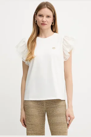 Twin-Set T-shirt bawełniany damski kolor 251TT2370
