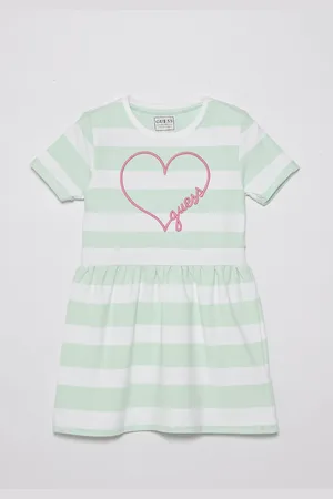 Guess Sukienka dziecięca kolor mini rozkloszowana K5GK28 KBOR4