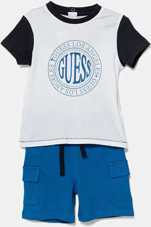 Guess Komplet bawełniany niemowlęcy kolor I5GG06 K8HM4