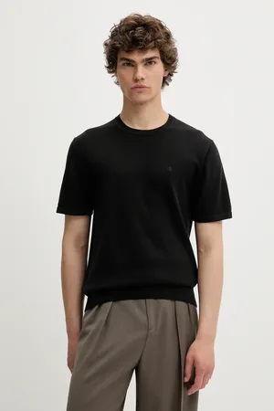 Calvin Klein T-shirt bawełniany męski kolor gładki LV04LC333G