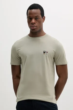 Lindbergh T-shirt bawełniany męski kolor z aplikacją 30-400235