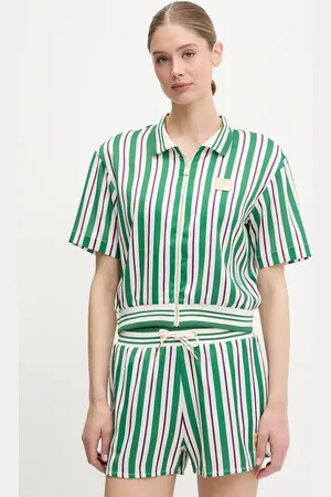Fila Koszula Lassance damska kolor regular z kołnierzykiem klasycznym FAW0996