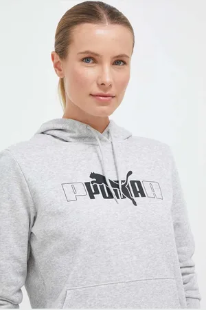 PUMA Bluza damska kolor z kapturem z nadrukiem