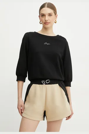 HUGO BOSS Bluza bawełniana damska kolor z aplikacją 50540962