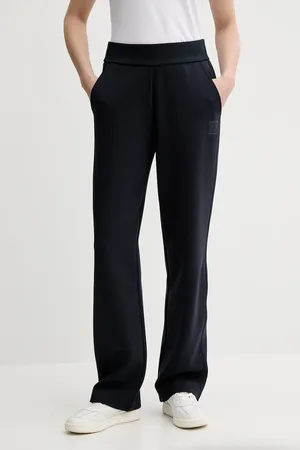 Armani Exchange Spodnie dresowe damskie kolor gładkie XW000508 AF12819
