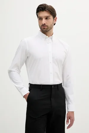 HUGO BOSS Koszula męska kolor regular z kołnierzykiem button-down 50539917